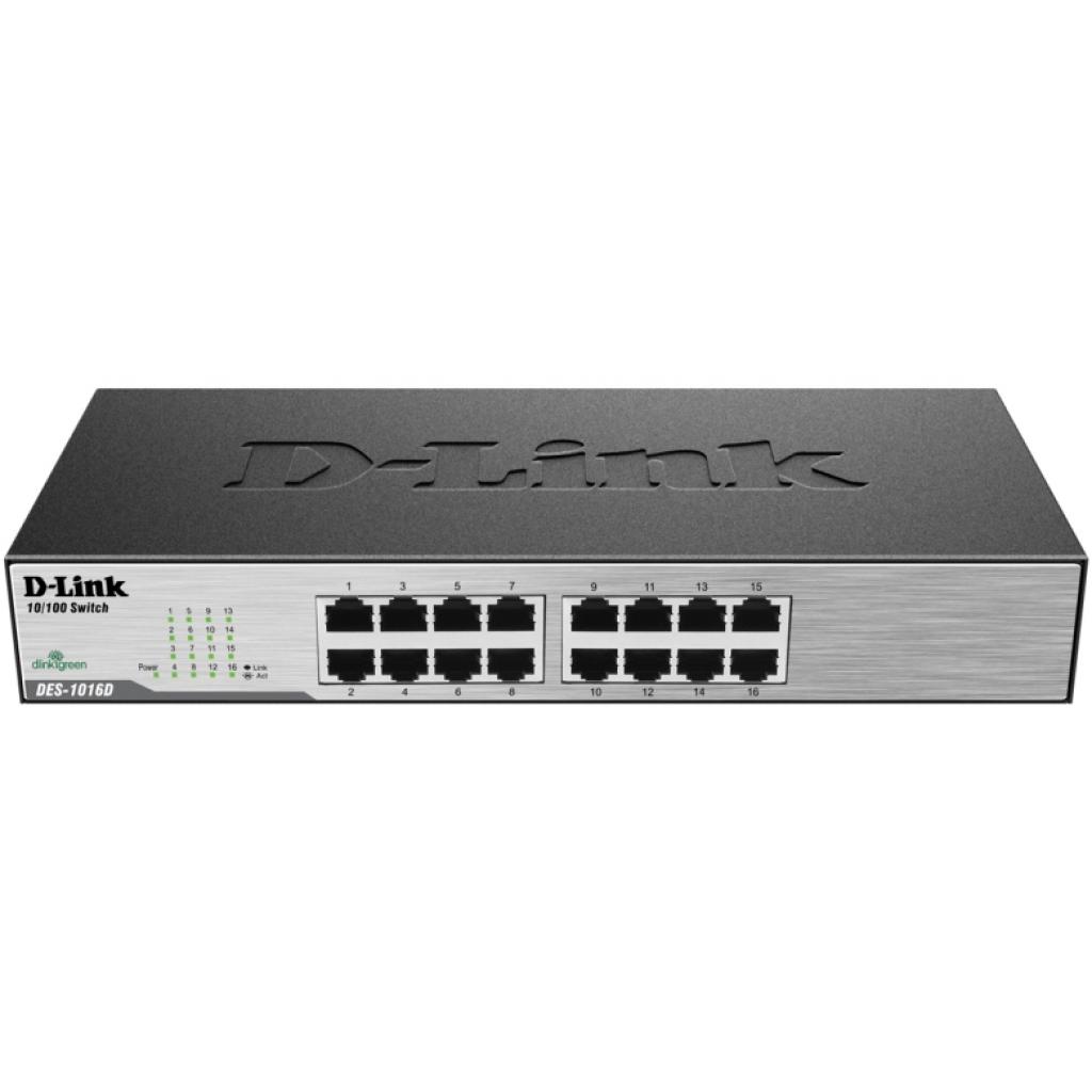 Комутатор мережевий D-Link DES-1016D/G1 - зображення 1