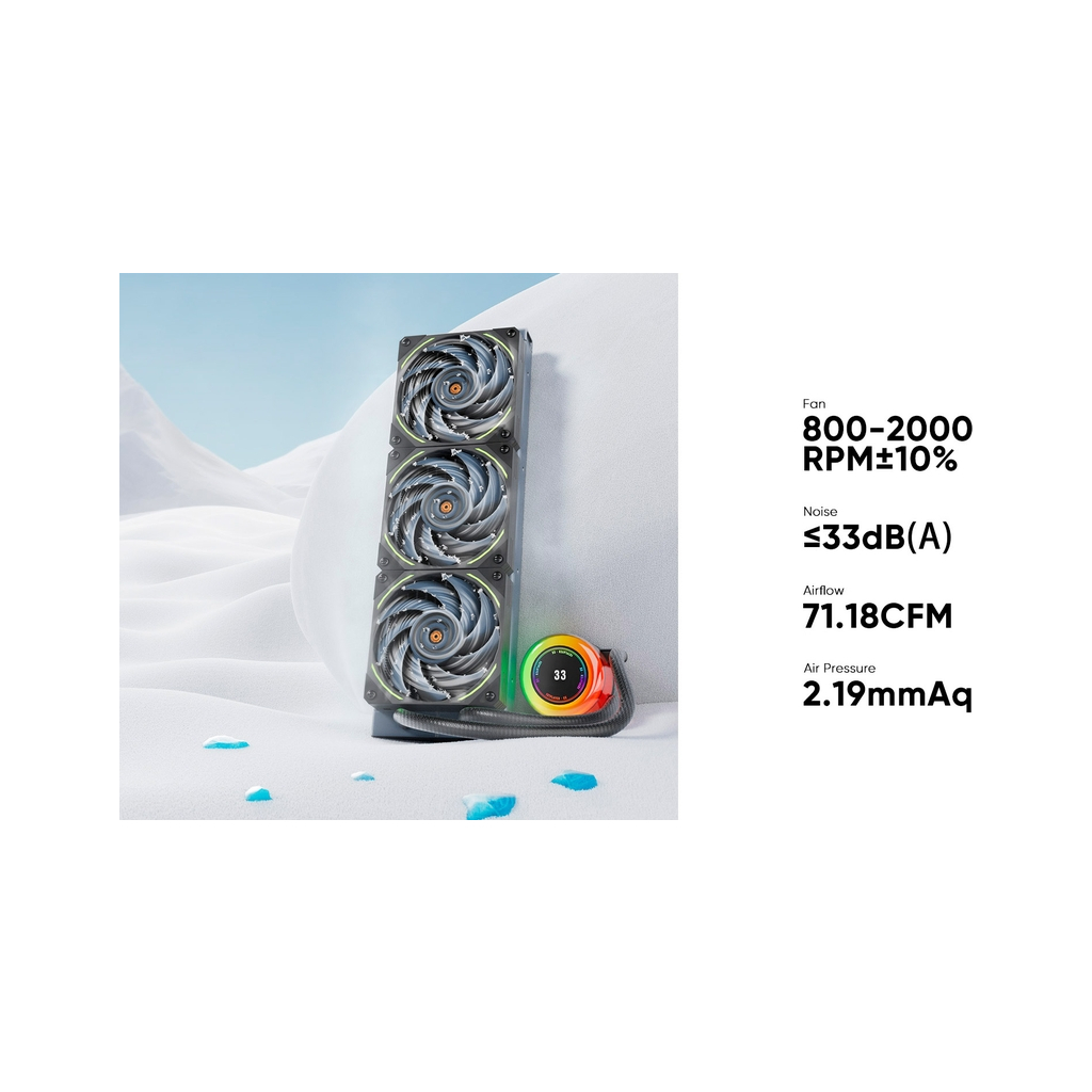 Система рідинного охолодження 1stPlayer CC-360-BK - зображення 10