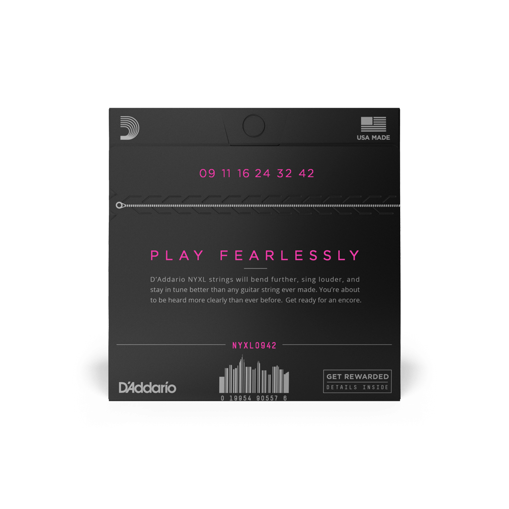 Струни для гітари D'Addario NYXL Super Light (09-42) (NYXL0942) - зображення 3