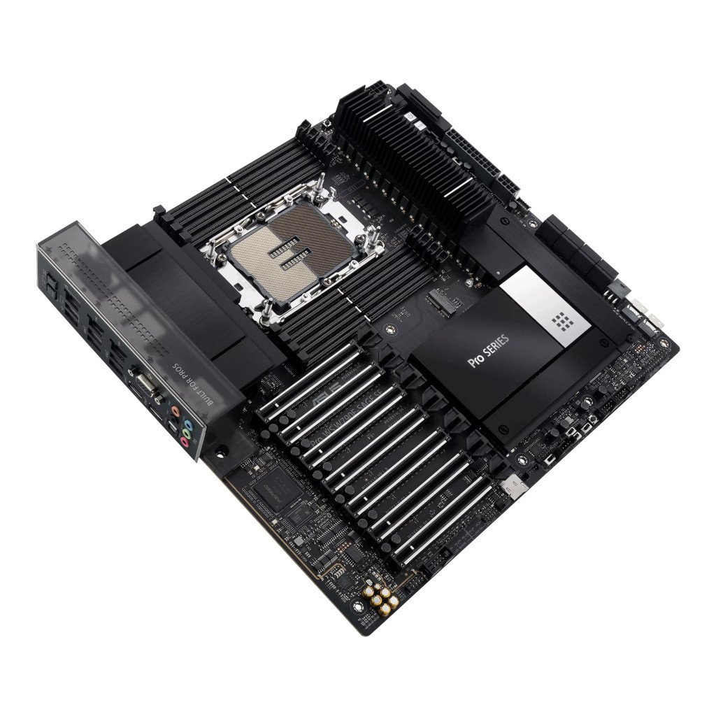 Серверна материнська плата ASUS PRO WS W790E-SAGE SE s4677 W790 8xDDR5 M.2 D-Sub (90MB1C20-M0EAY0) - зображення 3
