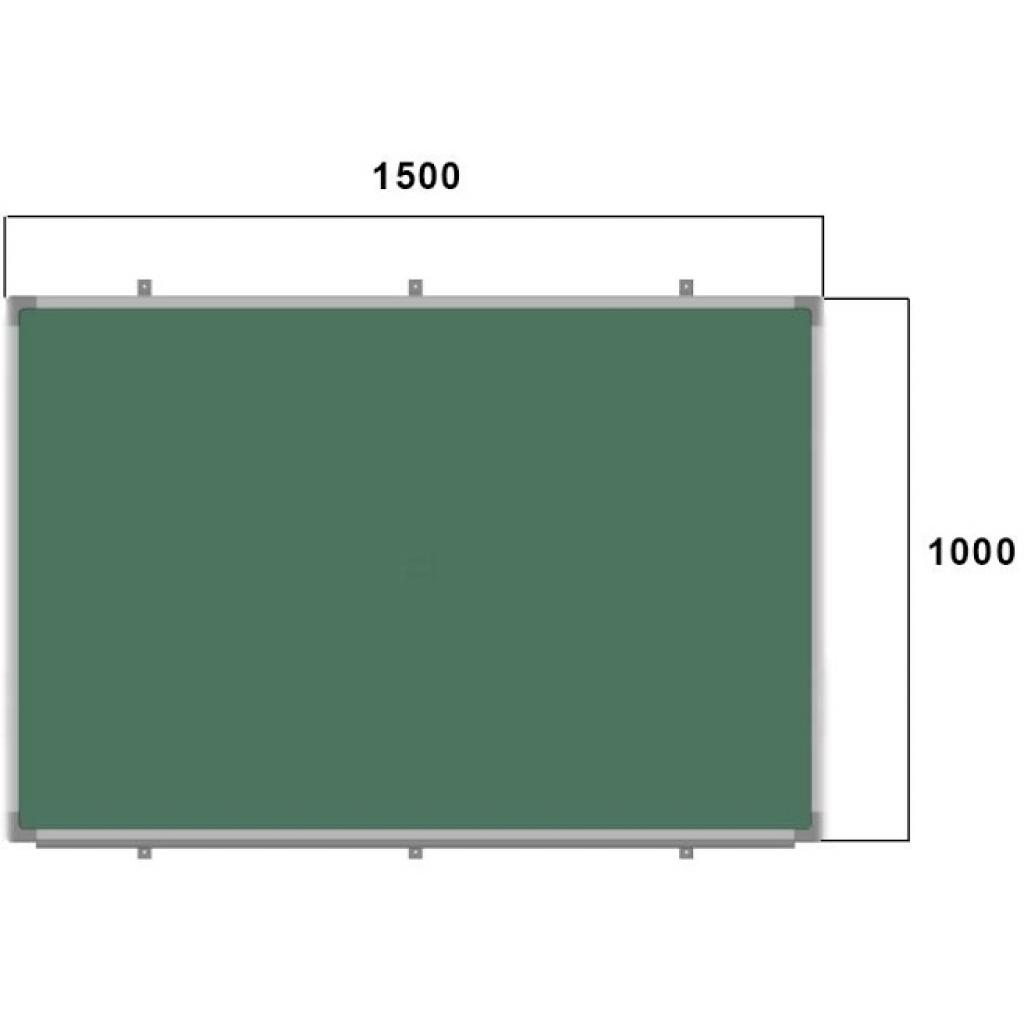 Шкільна дошка Sector магнітно-крейдова, 150х100 см (К1510) - зображення 3