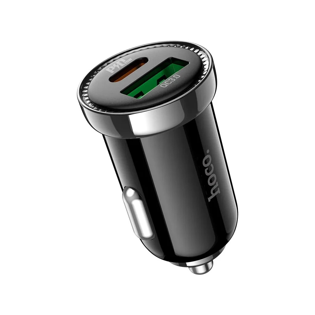 Зарядний пристрій HOCO Z44 USB-A/Type-C Black (6931474757241) - зображення 3