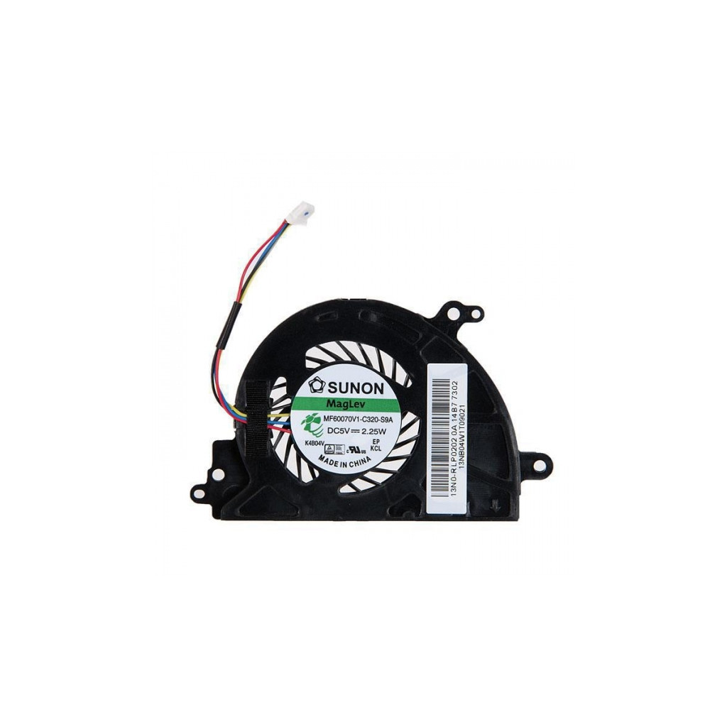 Вентилятор ноутбука ASUS X453MA/X553MA DC(5V,0.4A) 4pin (13NB04W1T09011/13N0-RLP0901/KSB0505HBA02/13NB04W1T09021) - зображення 2