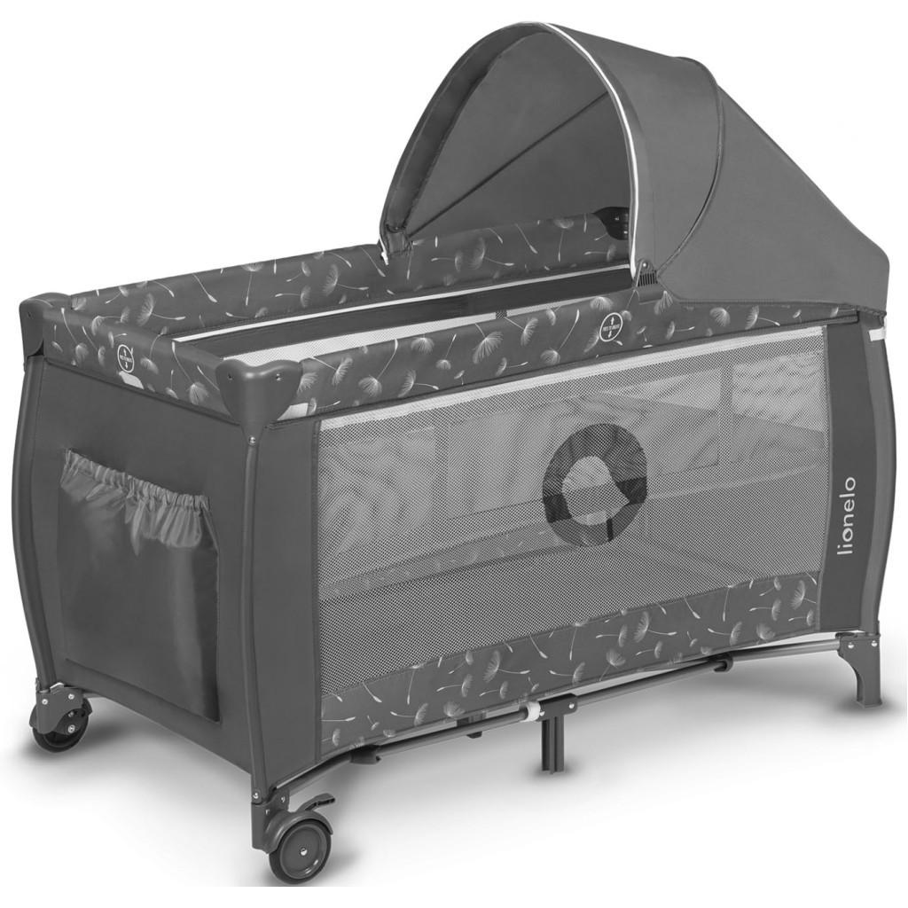 Дитячий манеж Lionelo Sven Plus Grey Concrete (LO-SVEN PLUS GREY CONCRETE) - зображення 2