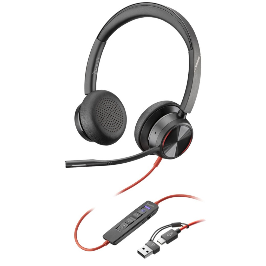 Навушники Poly Blackwire 8225-M USB-A/C (8X225AA) - зображення 1