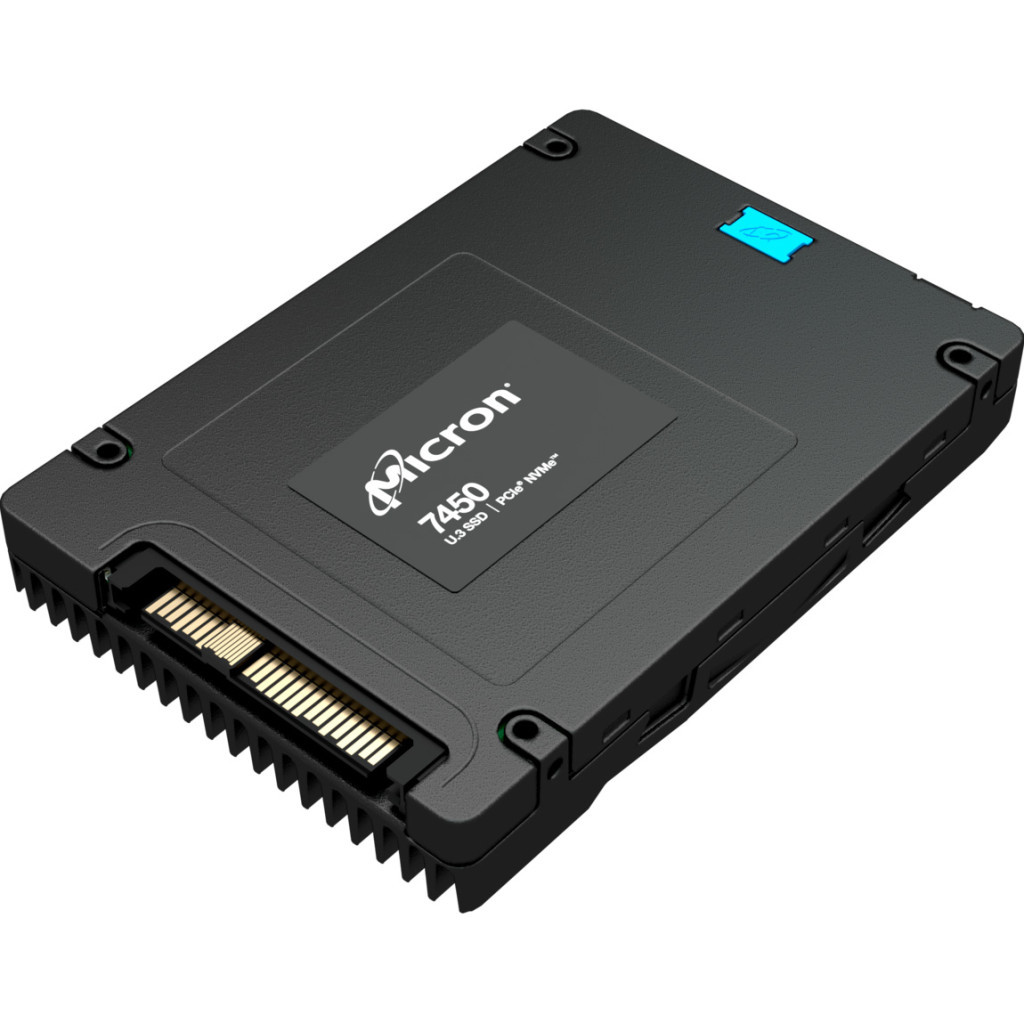 Накопичувач SSD U.3 2.5" 960GB 7450 PRO 15mm Micron (MTFDKCC960TFR-1BC1ZABYYR) - зображення 2