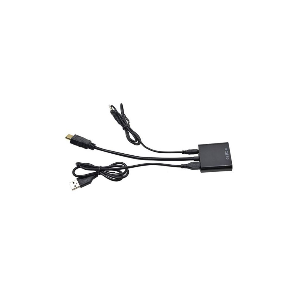 Перехідник ST-Lab HDMI male to VGA F (з кабелями аудіо і живлення від USB) (U-990) - изображение 6