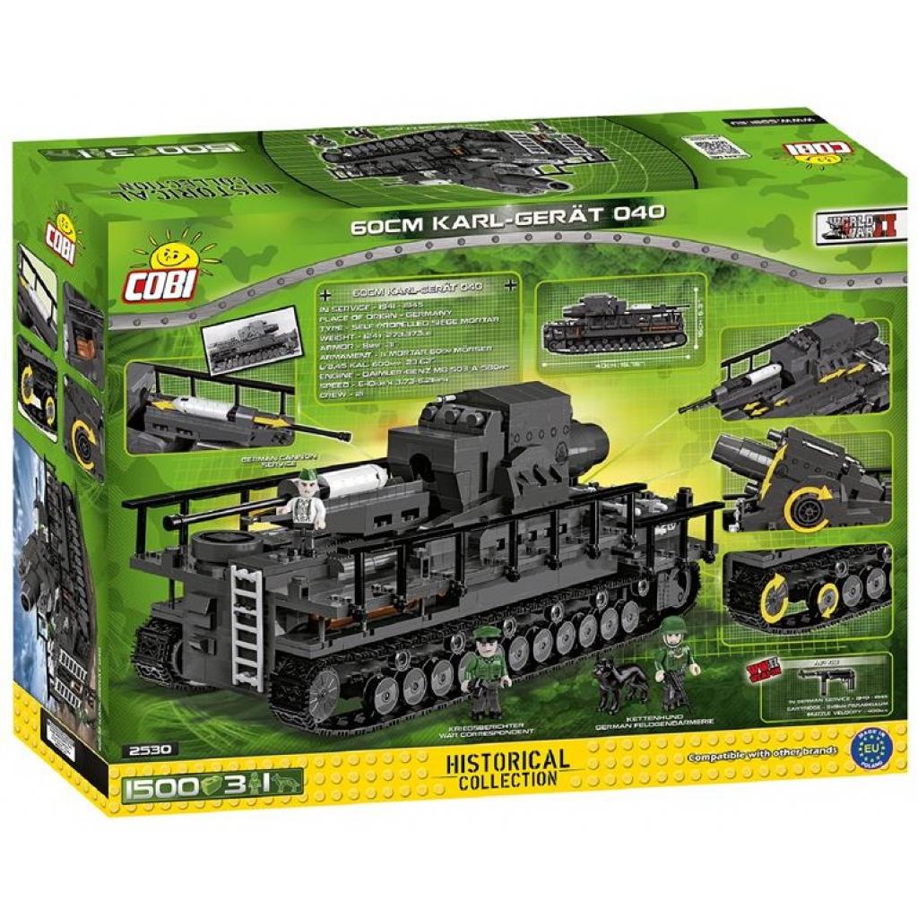 Конструктор Cobi самохідна мортира 600-мм "Карл" 1500 деталей (COBI-2530) - изображение 7