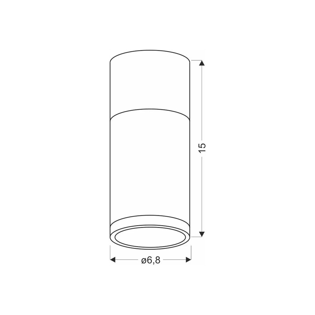 Світильник точковий Candellux 2284279 TUBA (2284279) - изображение 2
