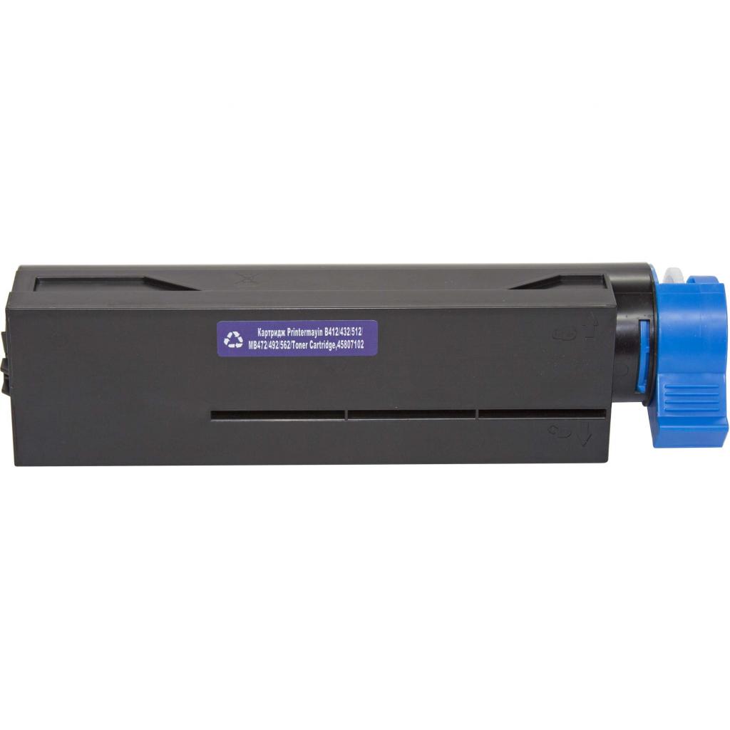 Тонер-картридж AHK OKI B412/B432/B512, 45807120 Black (3203423) - изображение 3