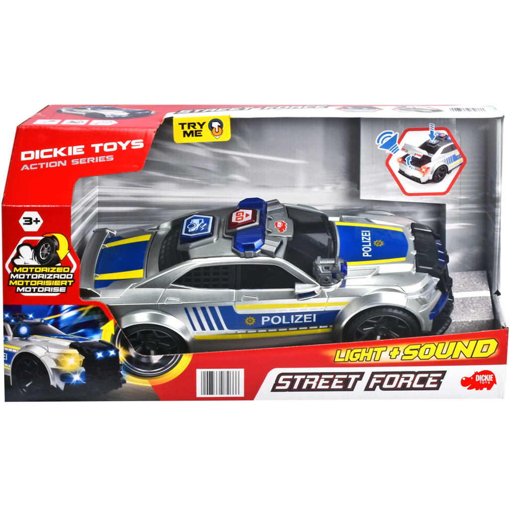 Спецтехніка Dickie Toys Вуличний патруль зі звуковими та світловими ефектами довжина (3308376) - зображення 5