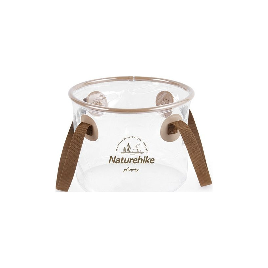 Відро складне Naturehike ПВХ NH20SJ040 20л прозорий (6975641886747) - зображення 1