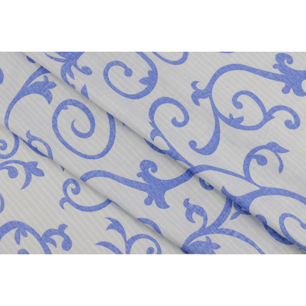 Постільна білизна Home Line Вензель блакитний бязь полуторний (162637) - зображення 2