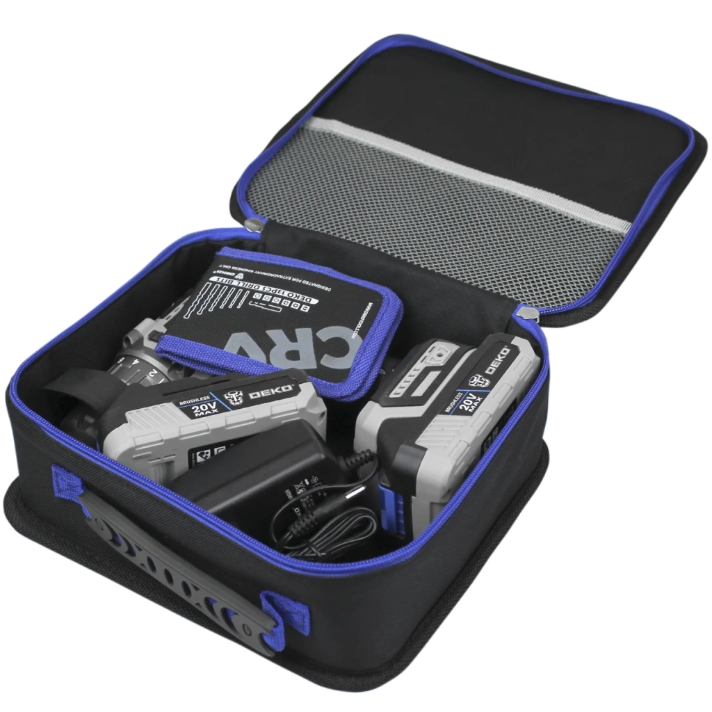 Шуруповерт Deko DKBL20DU3-B-S4 - зображення 9