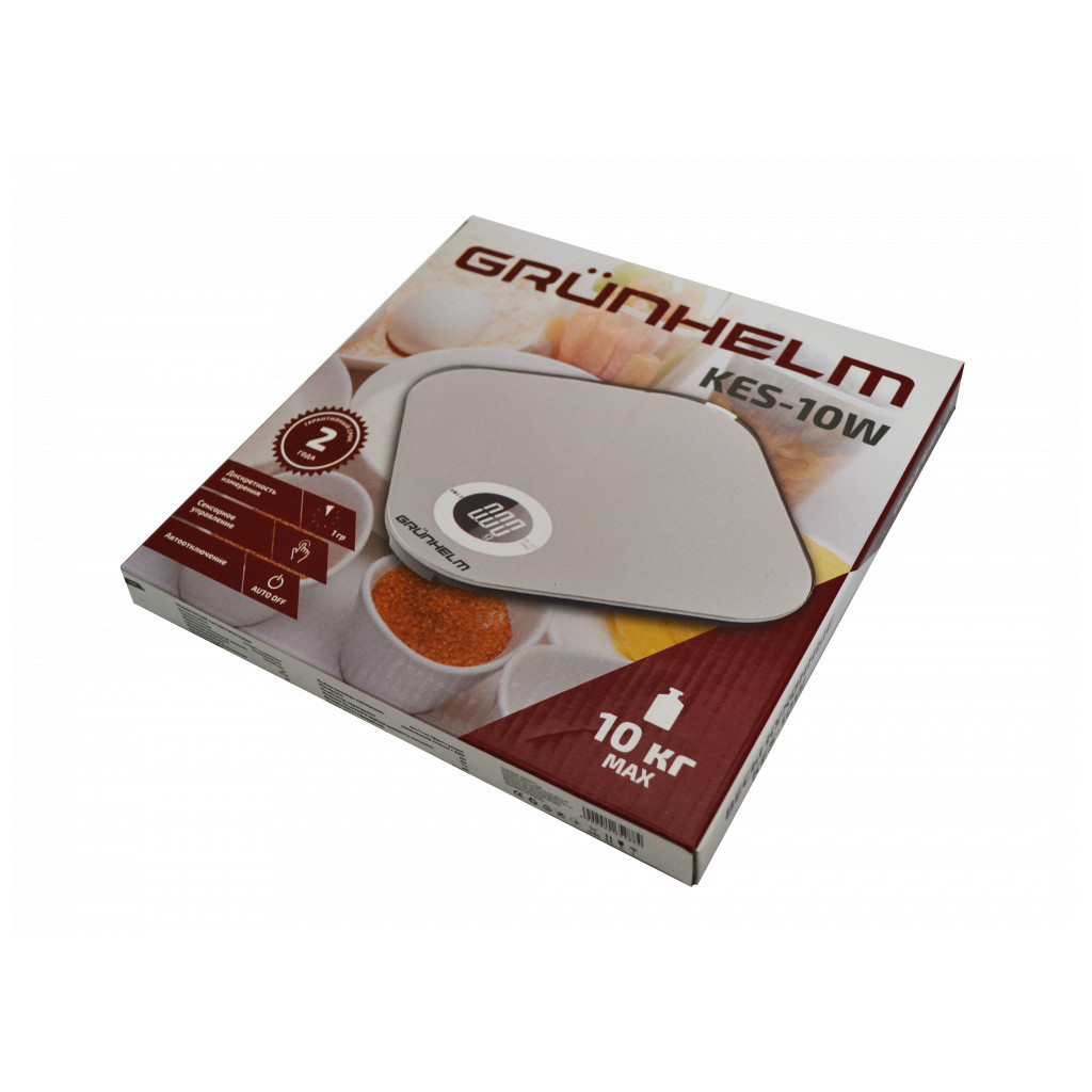 Ваги кухонні Grunhelm KES-10W - зображення 5
