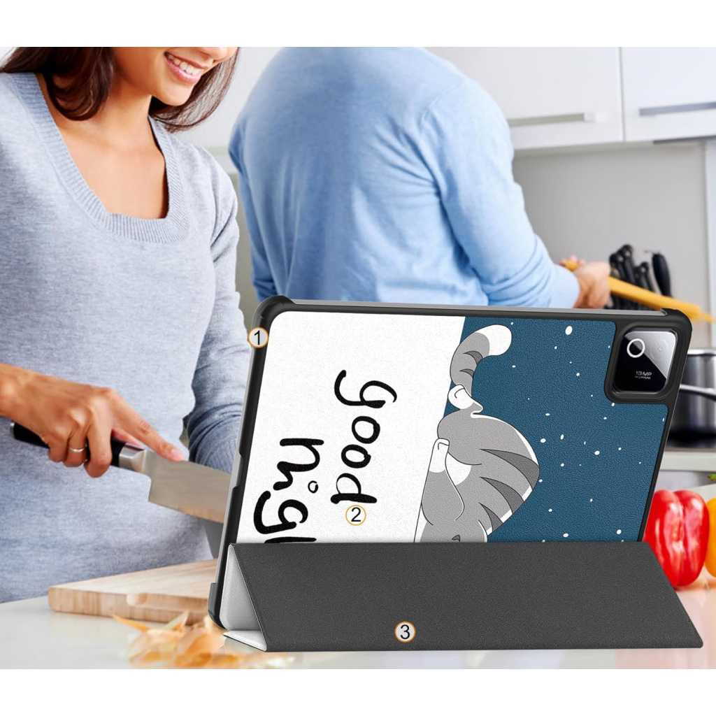 Чохол до планшета BeCover Smart Case Xiaomi Pad 8 / 8 Pro 11.2" Good Night (714588) - зображення 6