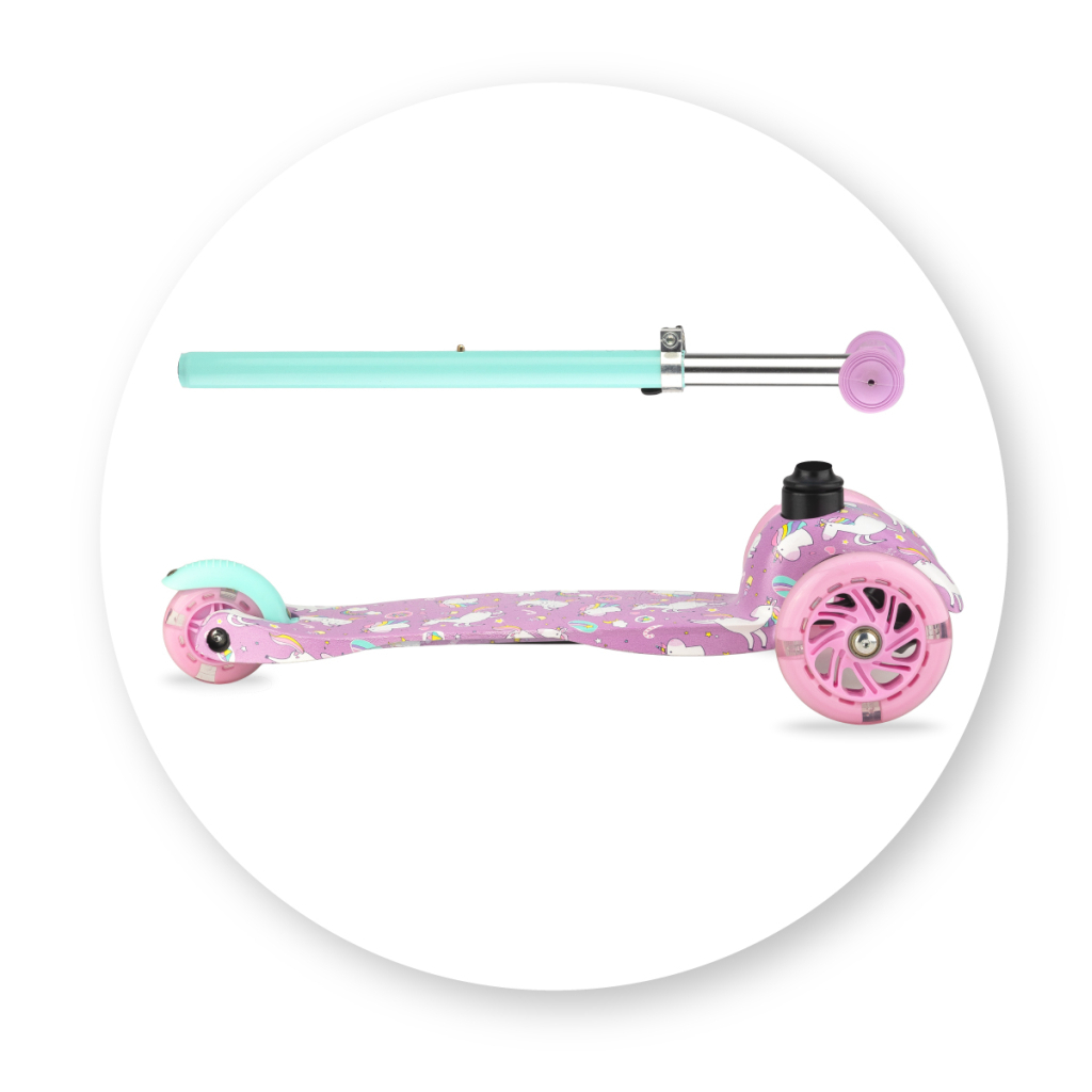 Самокат MoMi Weendy Purple unicorns (5900495945266) (HULA00006) - зображення 8