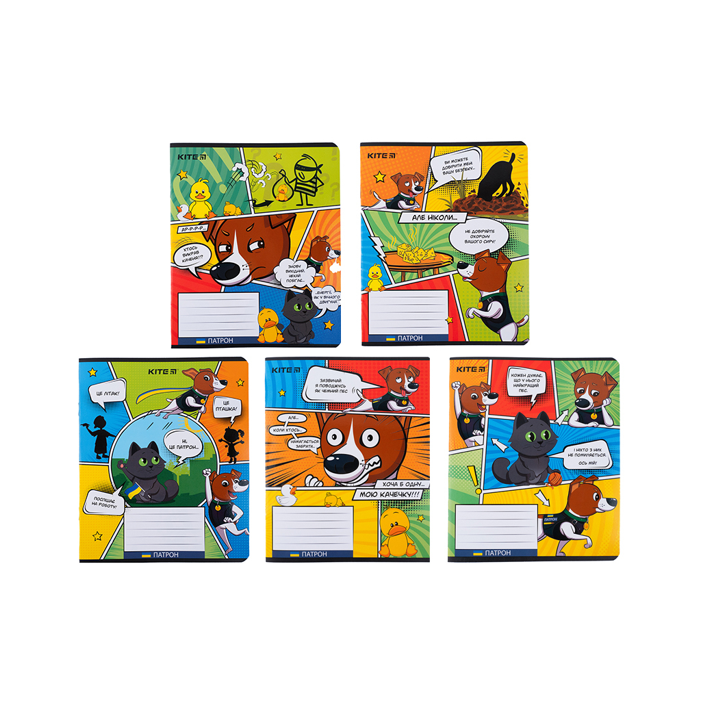 Зошит Kite Patron 18 аркушів, лінія (PN23-237) - зображення 1