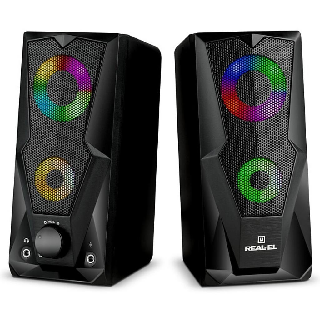 Акустична система REAL-EL S-111 USB Black - зображення 4