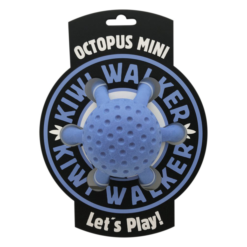 Іграшка для собак Kiwi Walker Восьминіг 13 см блакитна (8596075002787) - зображення 2