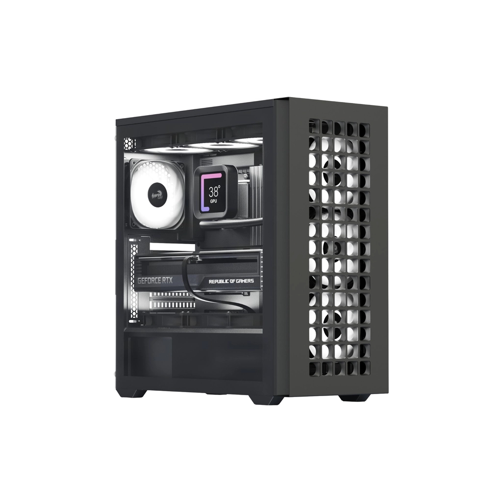 Корпус AeroCool D502A-G-BK-v1 Black (ACCM-DS02043.11) - зображення 1