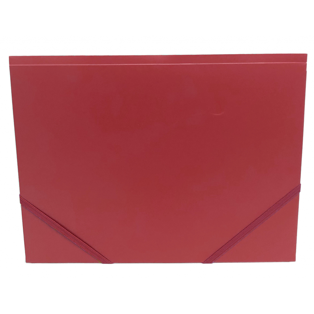 Папка на резинках H-Tone А4, червона (FOLD-HT-JJ40941-R) - зображення 2