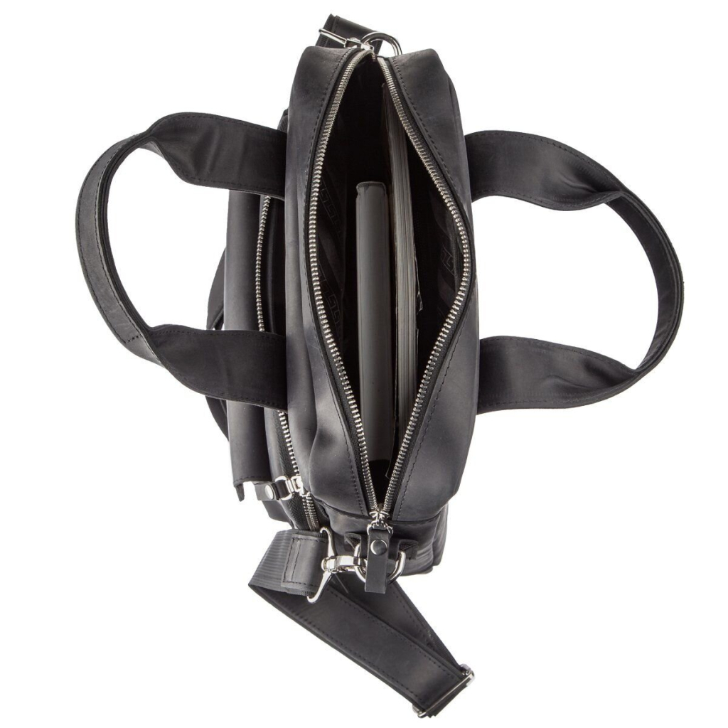 Сумка Shvigel Під А4 матова Чорна (11169) - зображення 6