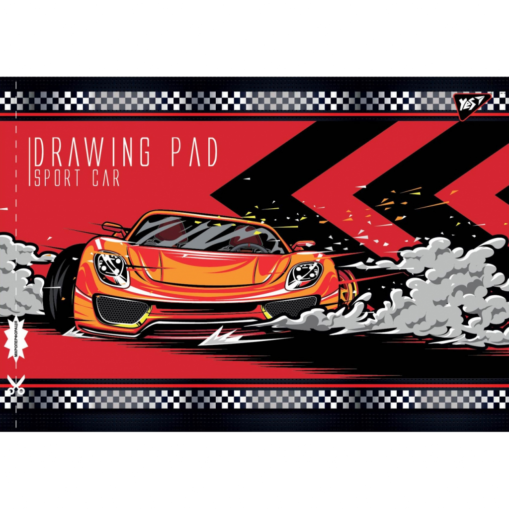 Альбом для малювання Yes А4 скоба, з перфорацією, 12 аркушів (130433) - зображення 3