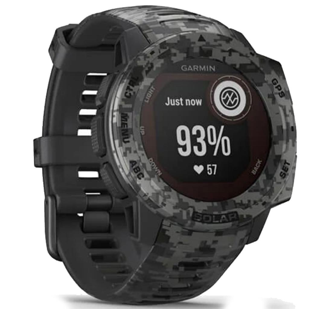 Смарт-годинник Garmin Instinct Solar, Camo Edition, Graphite Camo (010-02293-05) - зображення 3