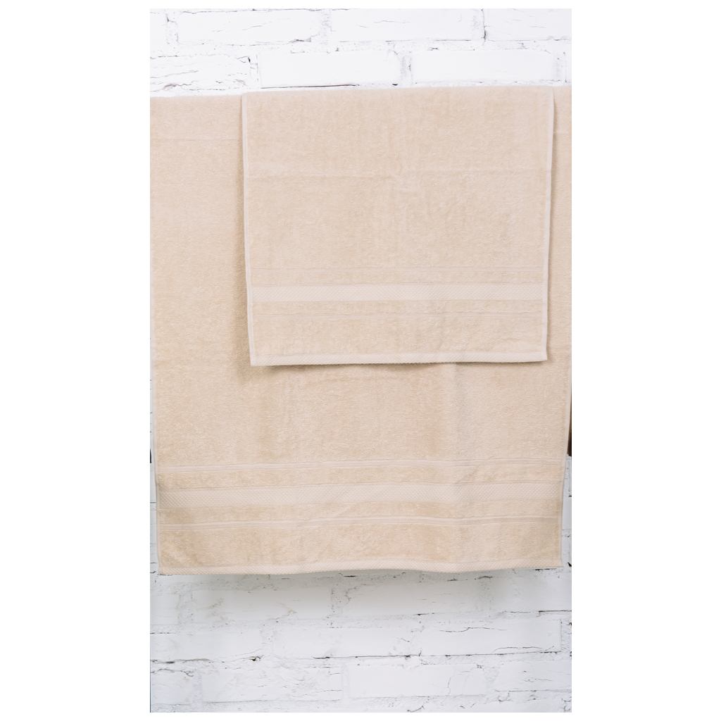 Рушник MirSon набір банний 5014 SoftNess Beige 50x90, 70x140 (2200003183061) - зображення 2