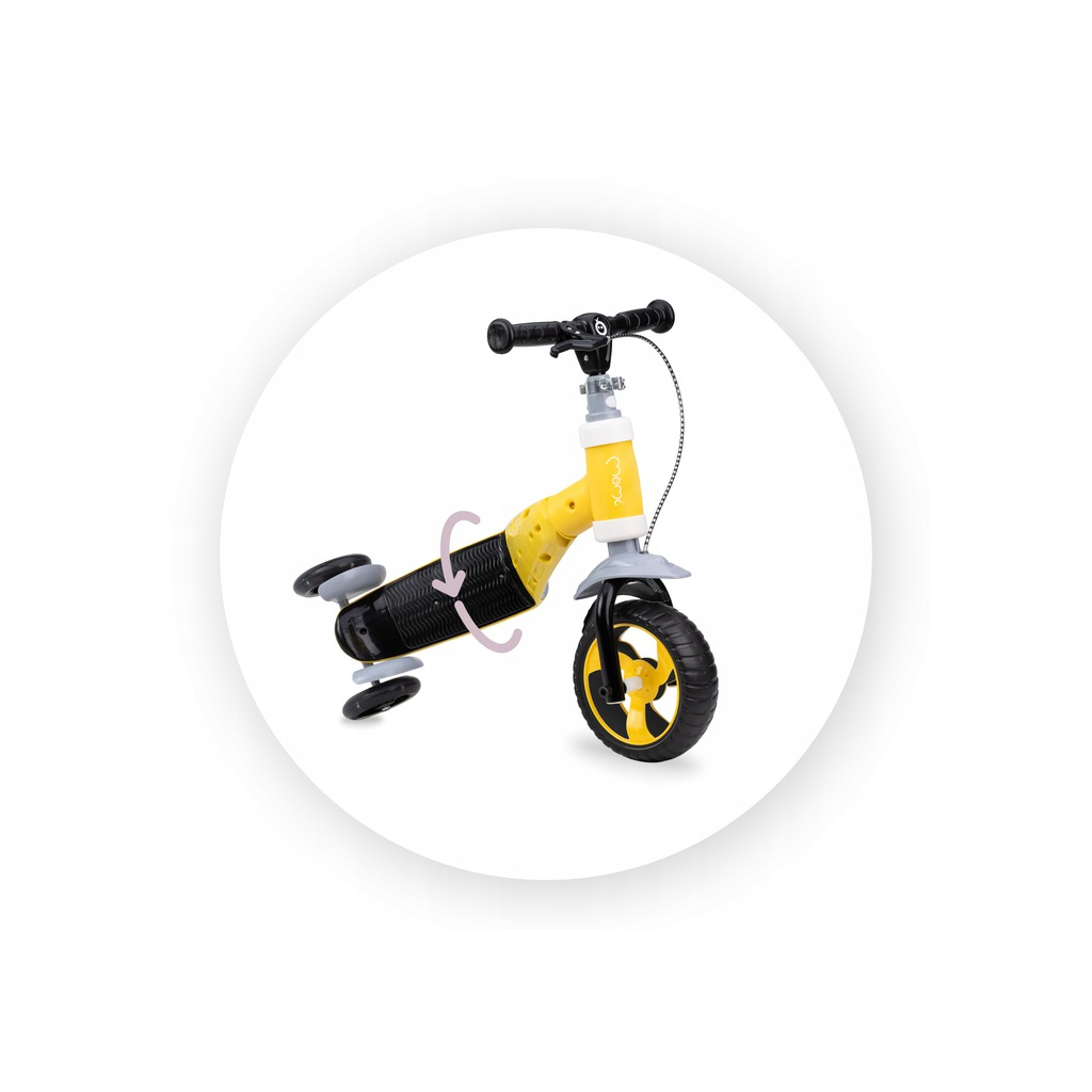 Самокат MoMi Elios 2 в 1 біговел yellow (ROBI00032) - зображення 7