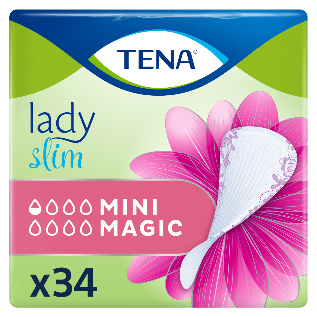 Урологічні прокладки Tena Lady Slim Mini Magic 34 шт. (7322540894714) - зображення 1