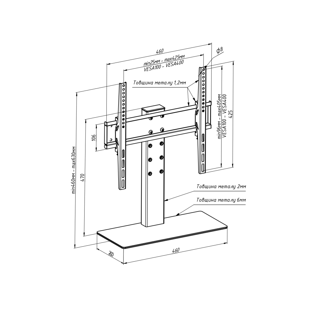 Стійка презентаційна Sector T11 White - зображення 8