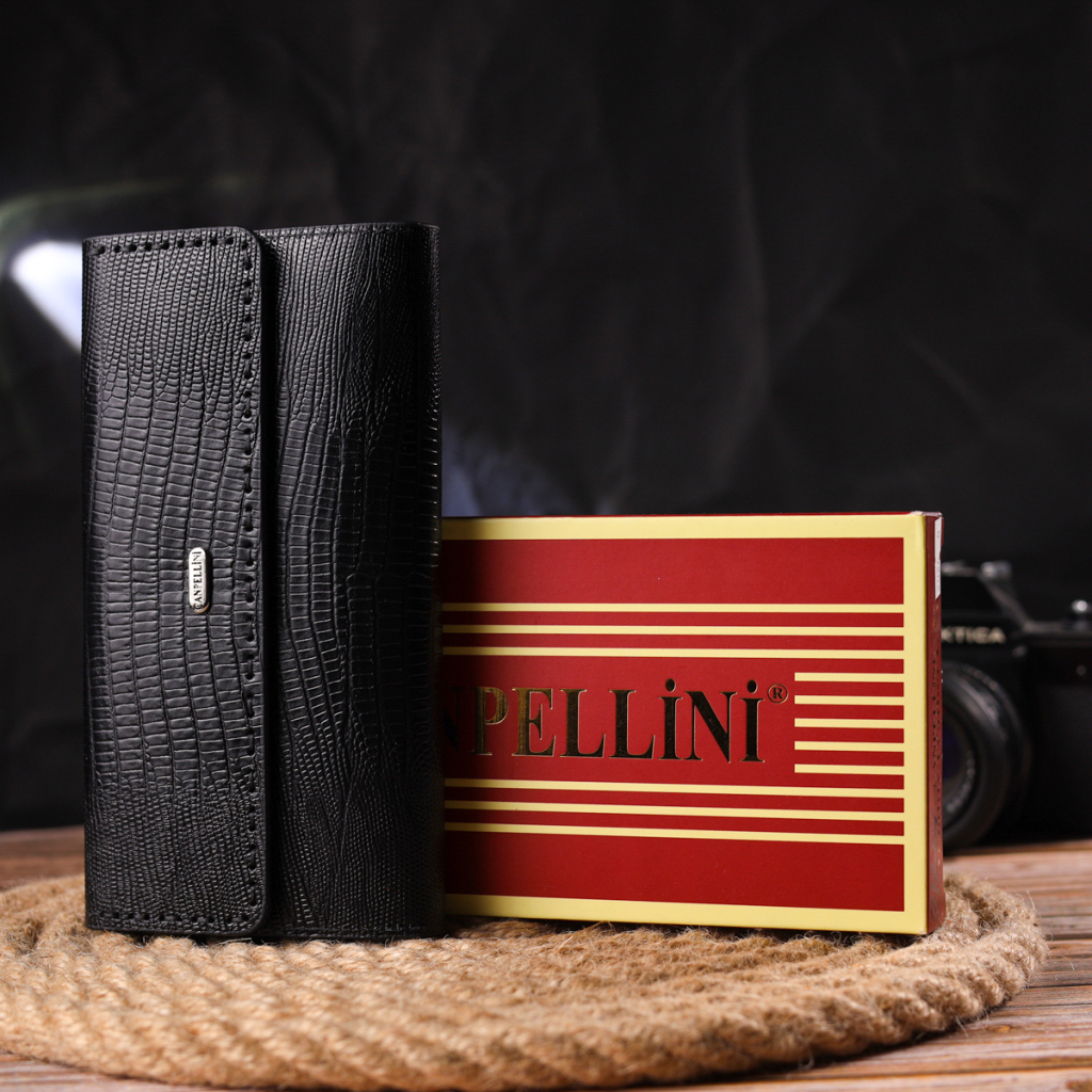 Гаманець Canpellini З натуральної шкіри Чорний (21664) - зображення 10