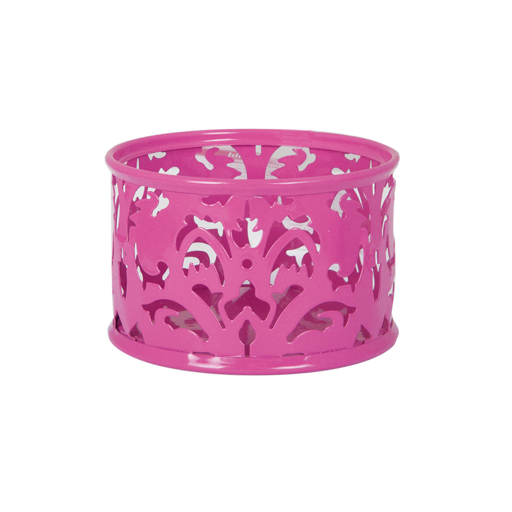 Підставка для скріпок Buromax BAROCCO, металева, рожева (BM.6222-10) - зображення 1