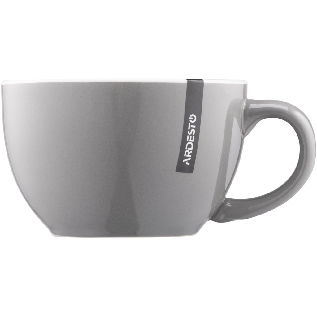 Чашка Ardesto Merino 480 мл Grey (AR3486GY) - зображення 1