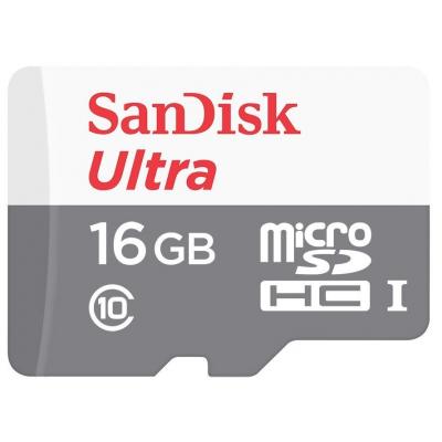 Карта пам'яті SanDisk 16GB microSD class 10 UHS-I Ultra (SDSQUNB-016G-GN3MA) - зображення 3