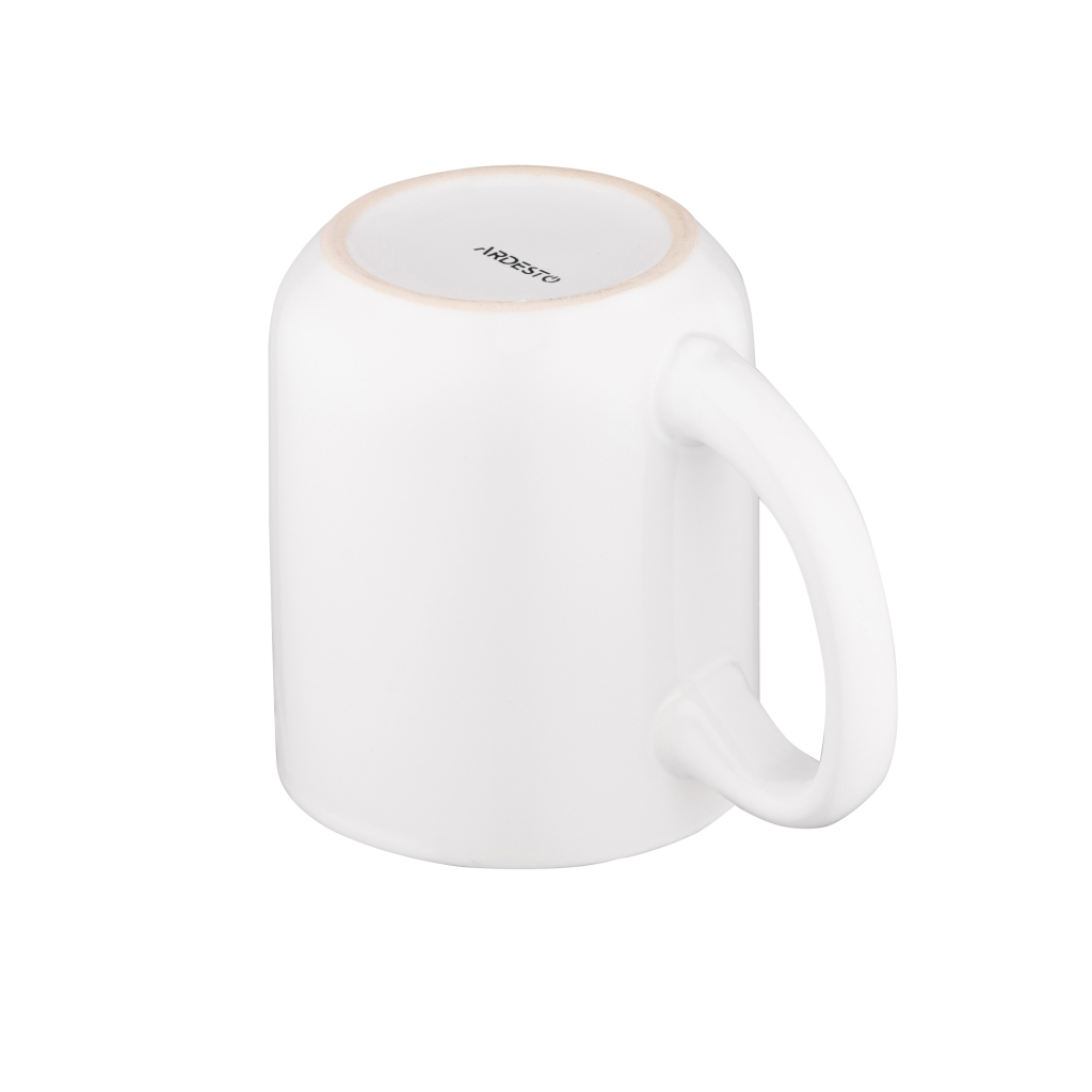 Чашка Ardesto Bunny, 380мл, кераміка, біло-сіра (AR3056) - зображення 5