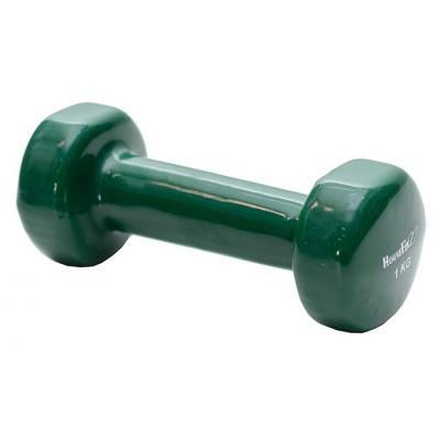 Гантель HouseFit з вініловим покриттям 1 кг (D086/DD6948-1) - зображення 1