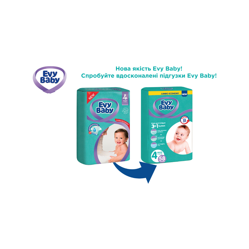 Підгузки Evy Baby XL Twin (16+ кг) 28 шт (8683881000233) - зображення 8