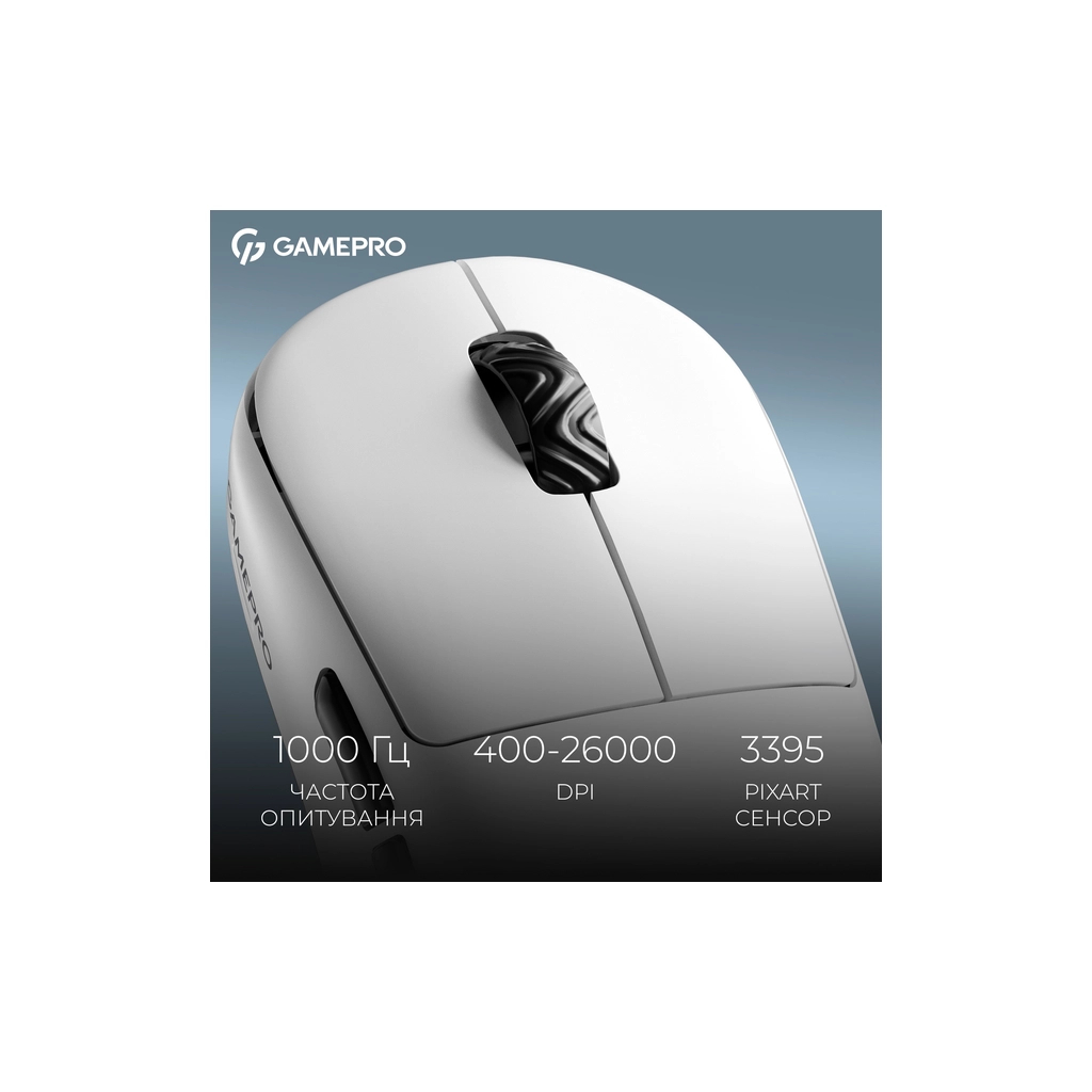 Мишка GamePro Asgard Loki Wireless/USB White (GM022W) - зображення 10