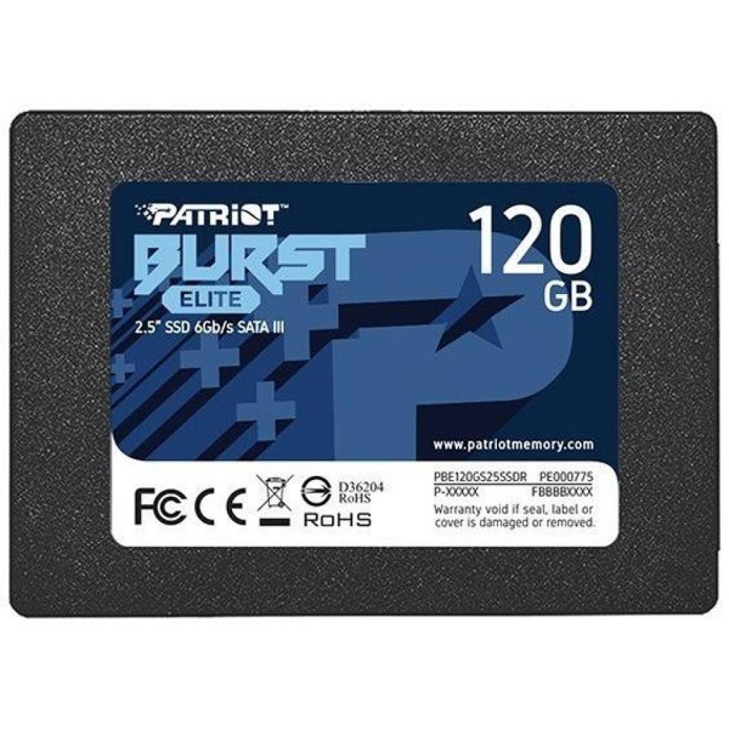 Накопичувач SSD 2.5" 120GB Burst Elite Patriot (PBE120GS25SSDR) - зображення 1