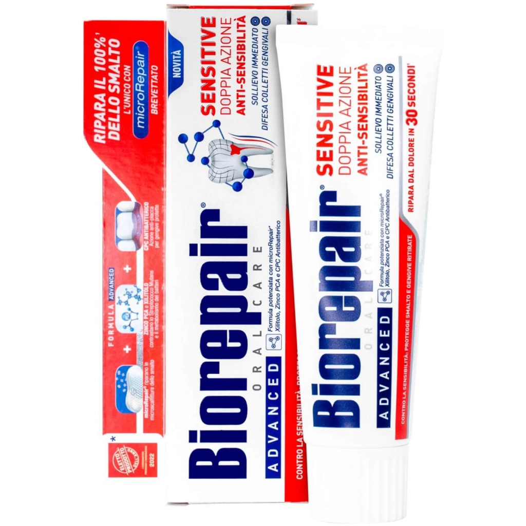 Зубна паста Biorepair Позбавлення чутливості Подвійна дія 75 мл (8017331077849) - зображення 2