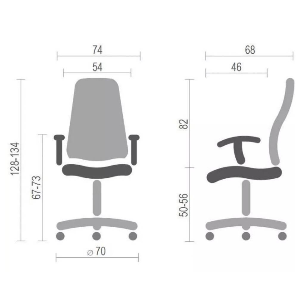 Крісло ігрове Аклас Ретчет PL MB Коричневое (12447) - зображення 6