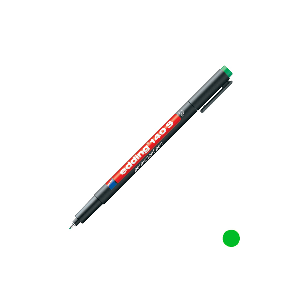 Маркер Edding перманентний Permanent ОНР E-140 S 0.3 мм Зелений (e-140/04) - зображення 2
