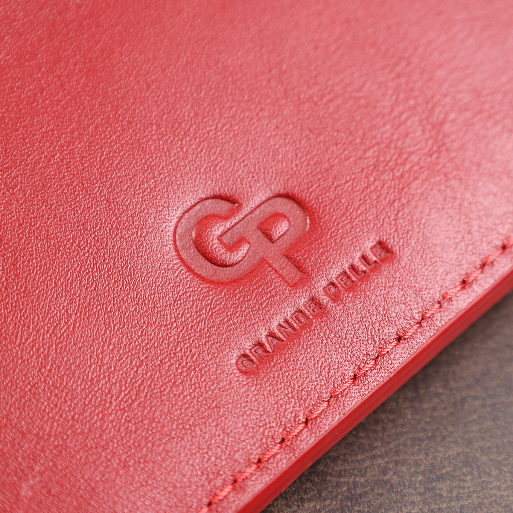 Гаманець Grande Pelle Червоний (11550) - зображення 10