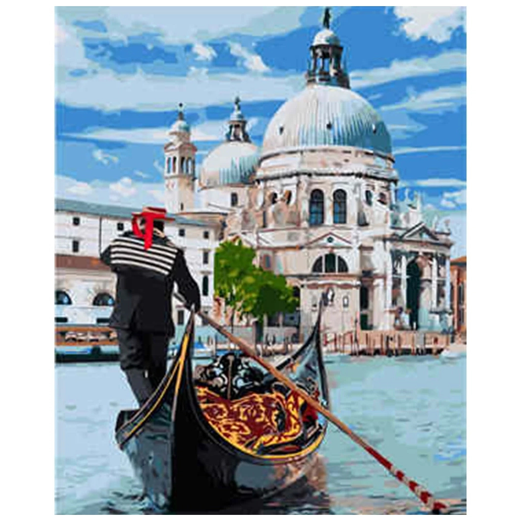 Картина по номерам Strateg Прогулянка на воді 40х50 см (VA-1826) - зображення 1