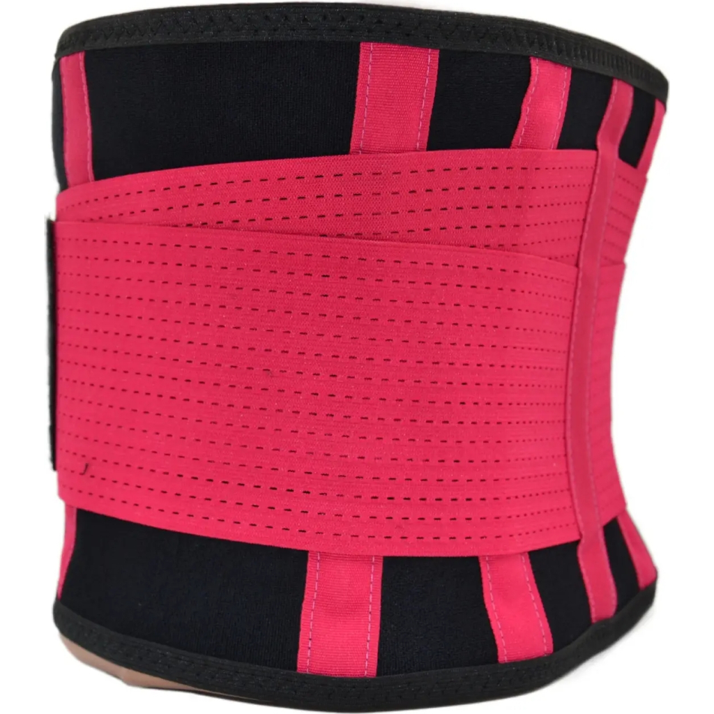 Пояс компресійний MadMax MFA-277 Slimming and Support Belt black/rubine red M (MFA-277-RED_M) - зображення 4
