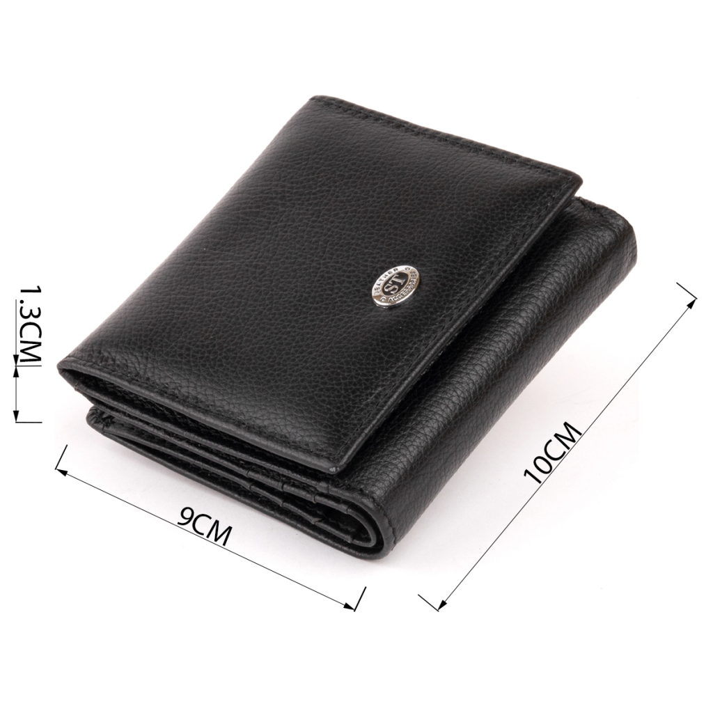 Гаманець ST Leather Чорний (19256) - зображення 3