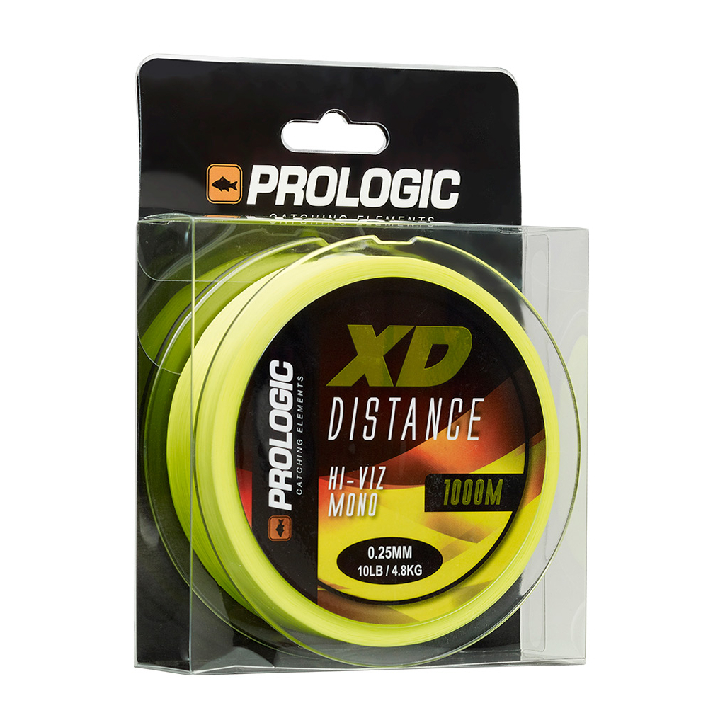 Волосінь Prologic XD Distance Mono 1000m 0.28mm 5.60kg 12Lb Hi-Viz Yellow (1846.19.14) - зображення 1